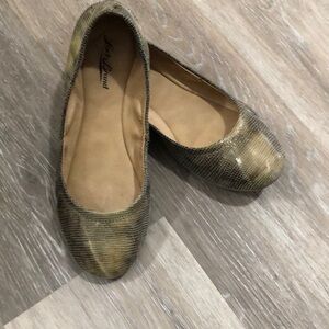 Lucky Brand Ballet Flats, Snakeskin.